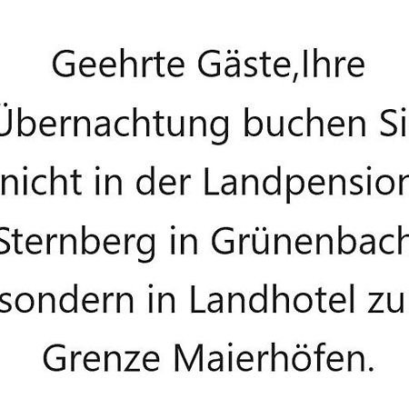 Landpension Sternberg Grunenbach Exterior foto